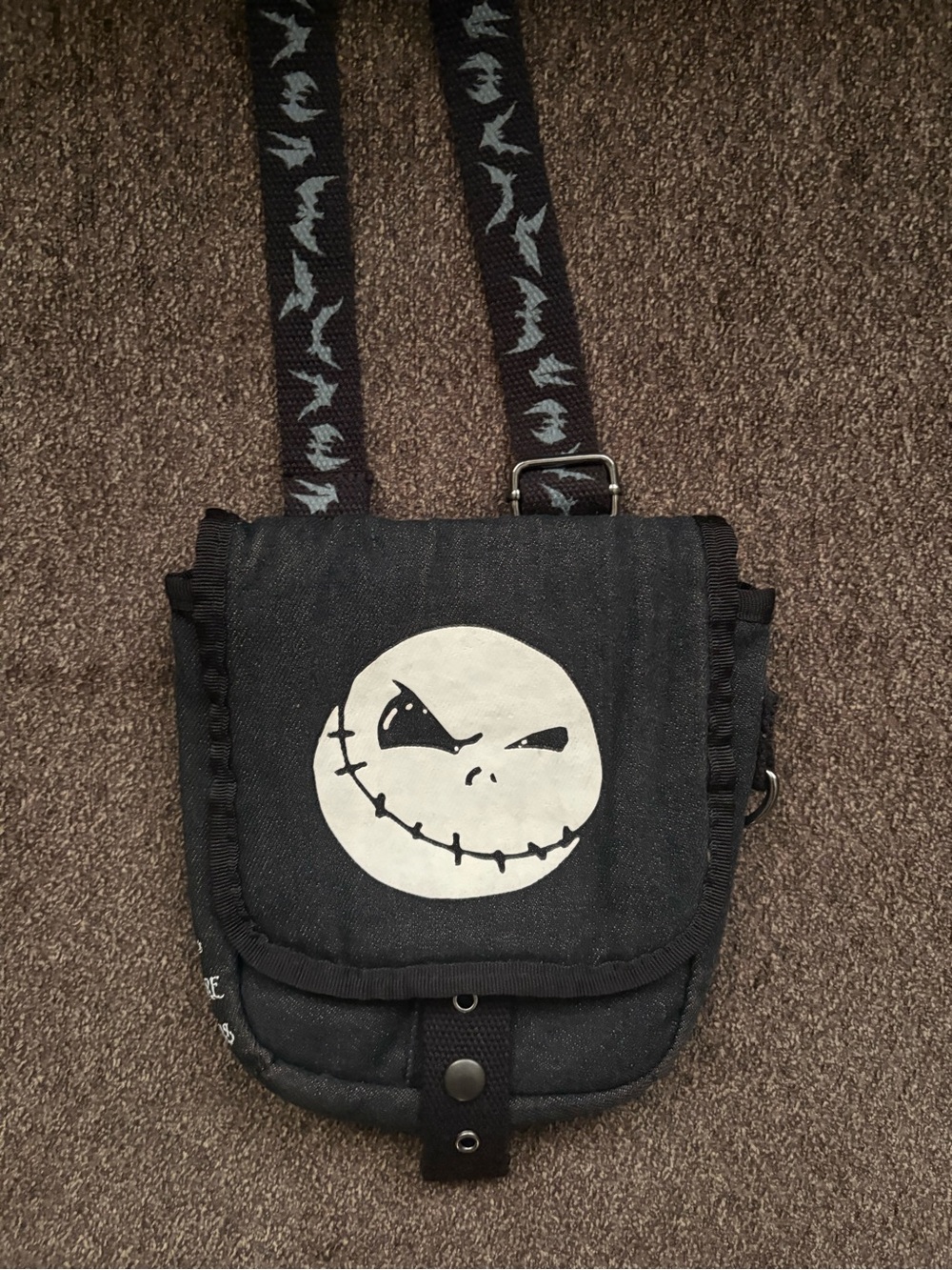 Vintage Disney Paris Nightmare Before Christmas Shoulder Bag